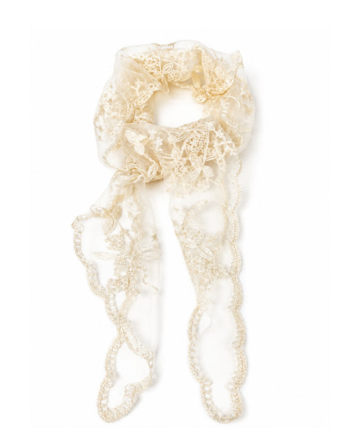 Città Lace Head Scarf - Cream