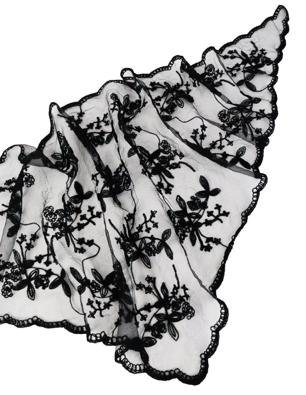 Città Lace Head Scarf - Black