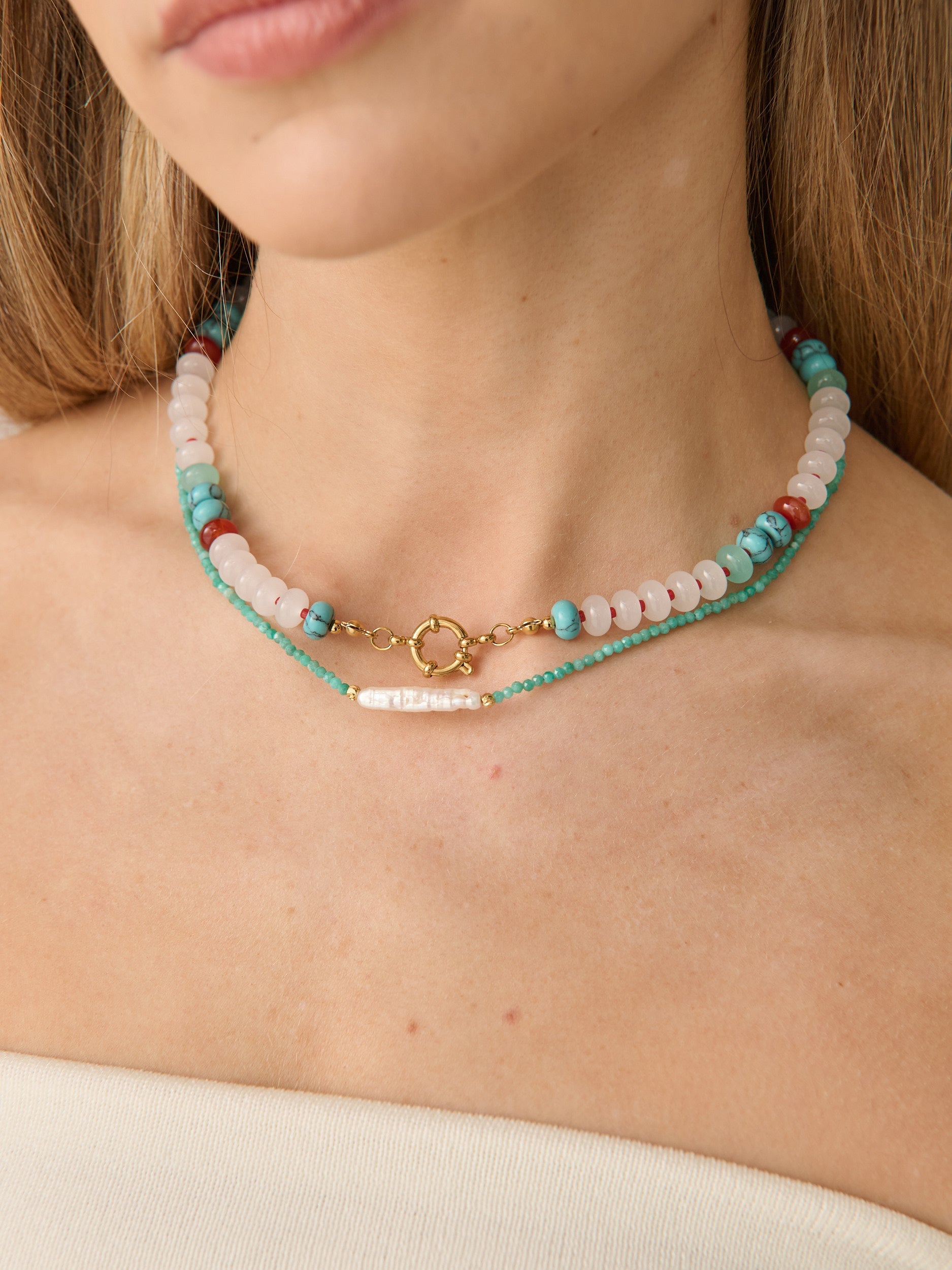 Palmea Beaded Necklace