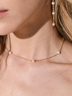 Ally Pearl Necklace - 18K Gold Plated