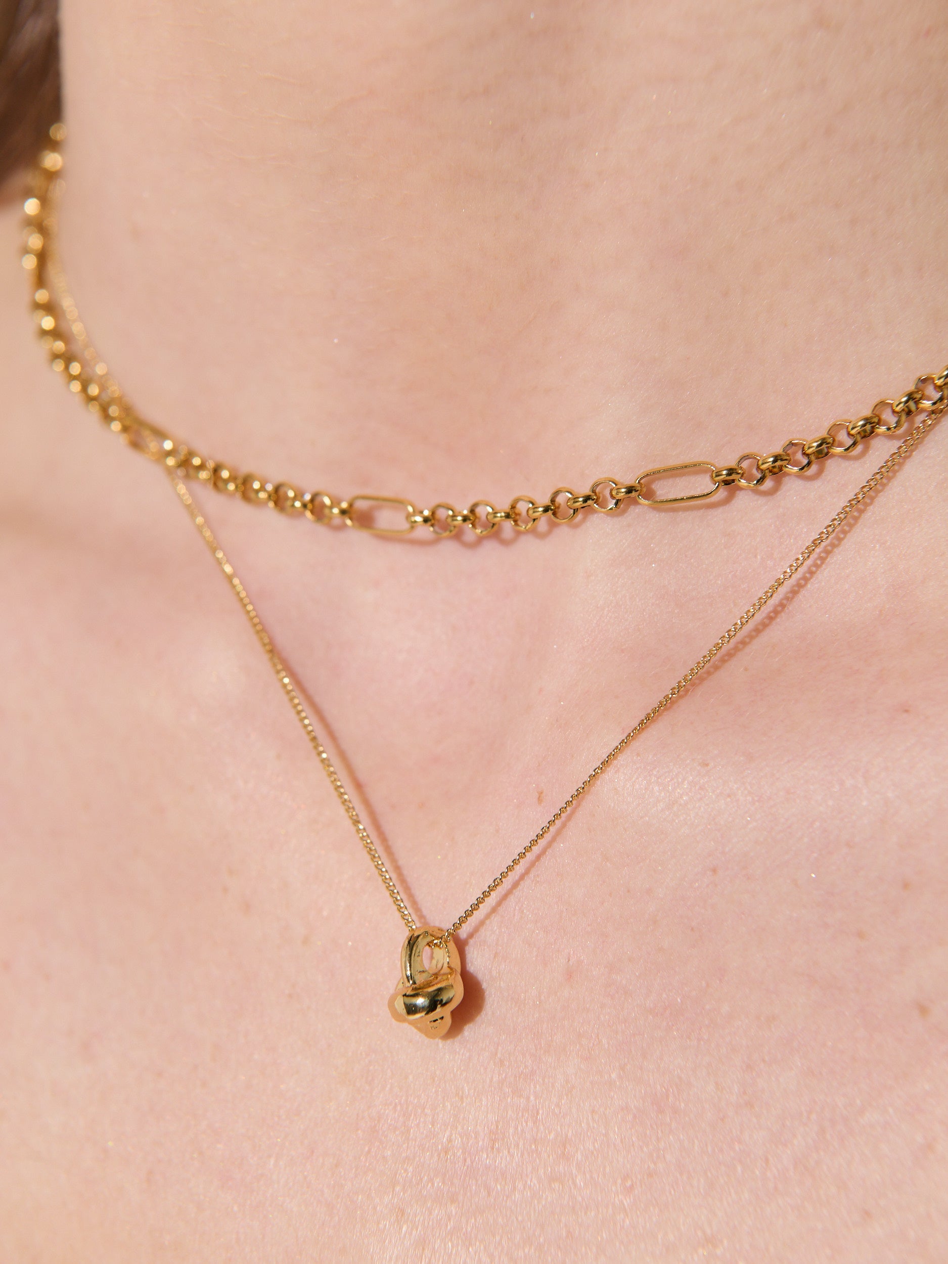 Link Chain Necklace - 18K Gold Plated