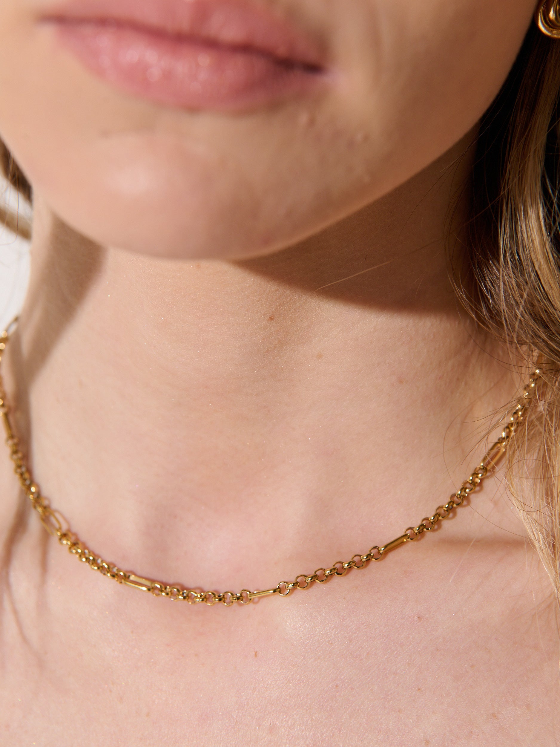 Link Chain Necklace - 18K Gold Plated