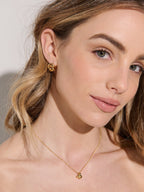 Petite Knotted Necklace - 18K Gold Plated