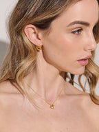 Petite Knotted Necklace - 18K Gold Plated