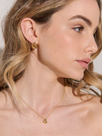 Petite Knotted Earrings - 18K Gold Plated