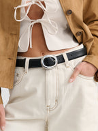 Molly Everyday Belt in Black/Silver