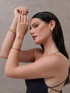 Harry Gold Bracelet - Red