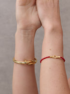 Harry Gold Bracelet - Red