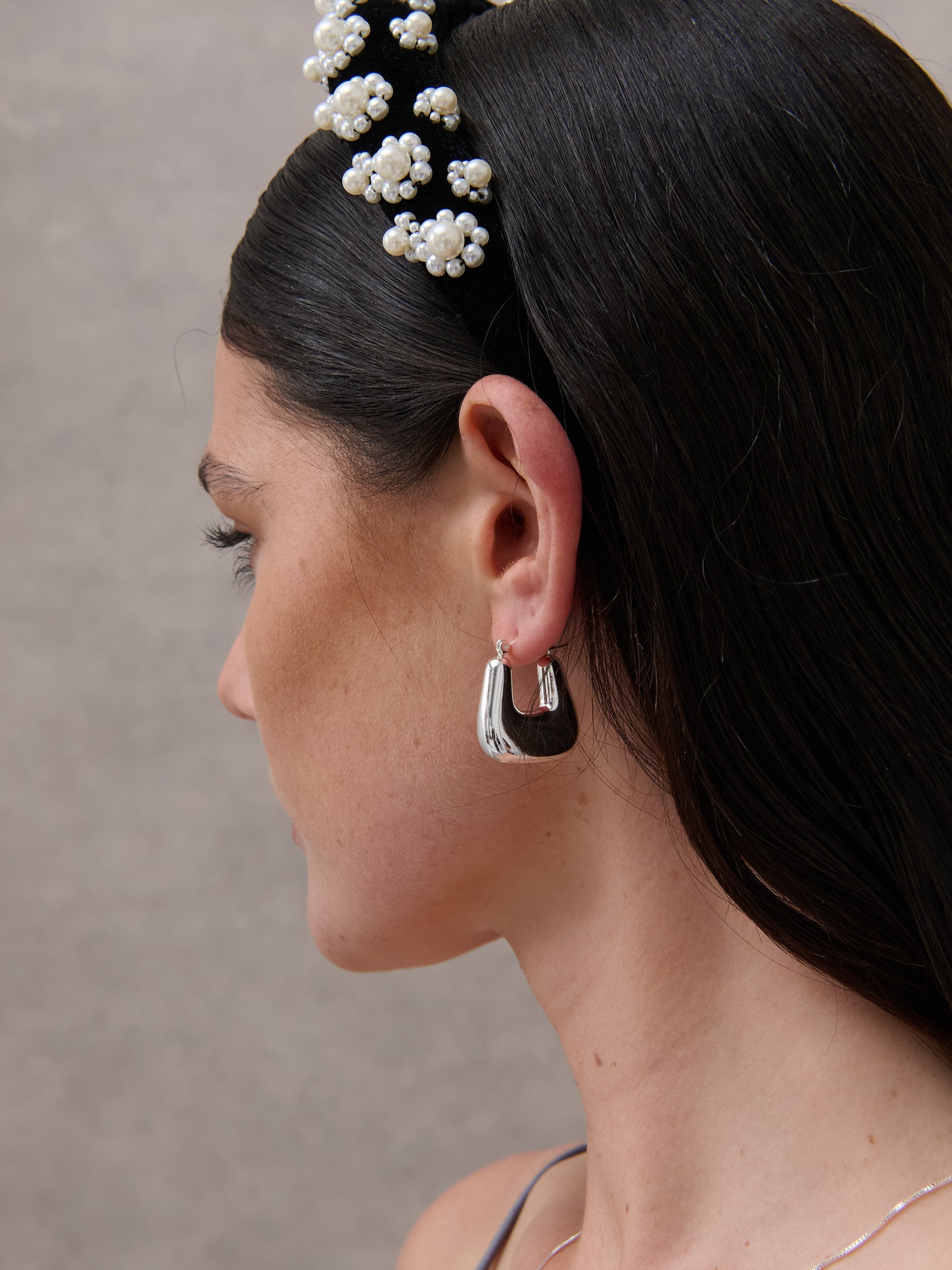 Square Crush Earrings - Sterling Silver Plated
