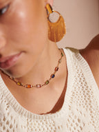 Sorrento Vivid Gem Necklace - 18K Gold Plated