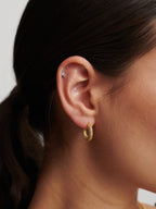 Aimee Embellished Earrings in 18K Gold Plated