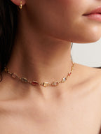 Sorrento Gem Necklace - 18K Gold Plated