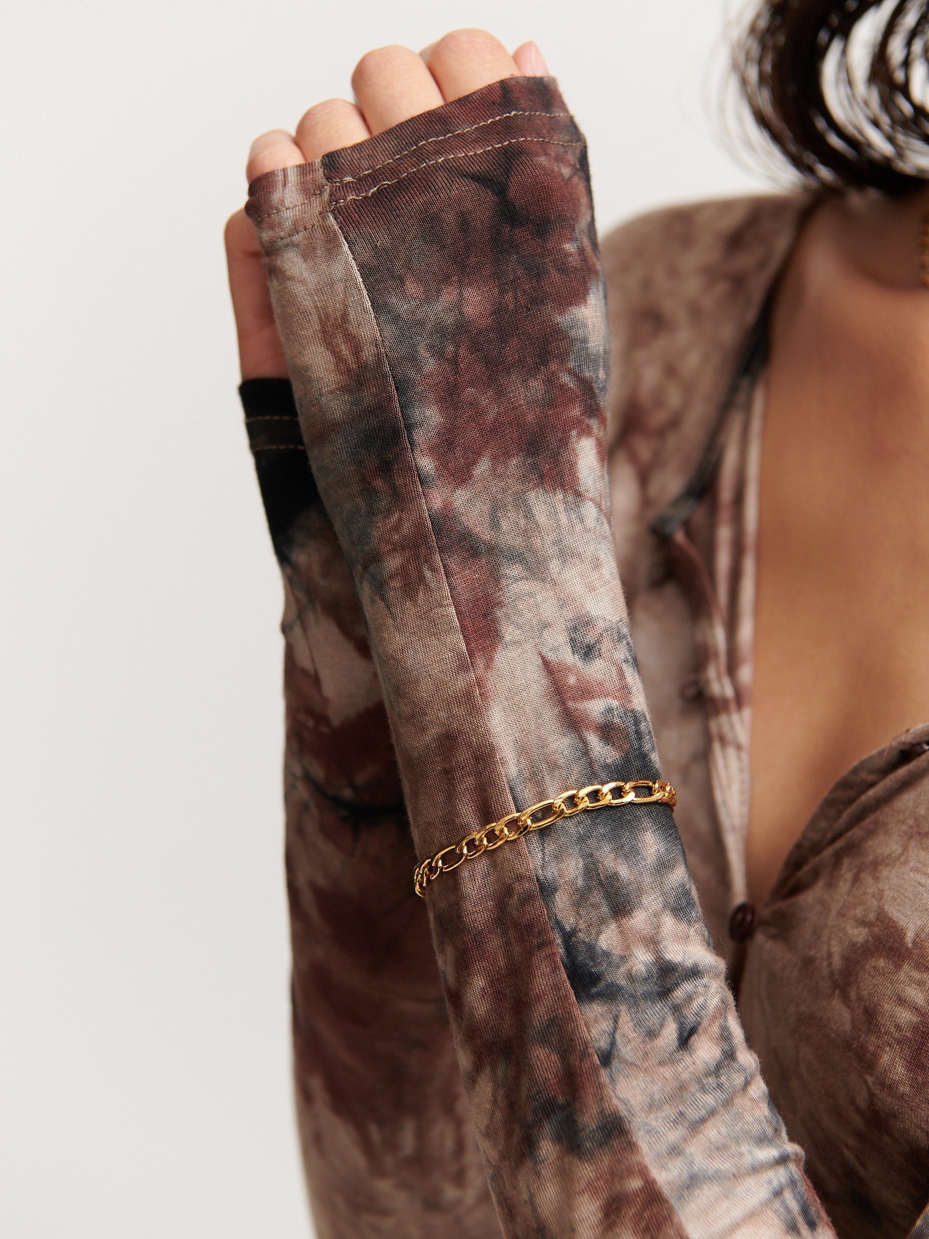 Figaro Chain Bracelet - 18K Gold Plated