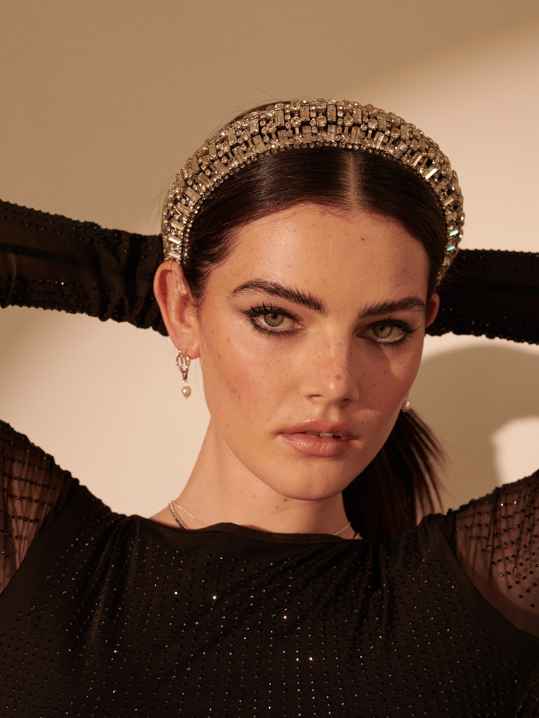 Audie Diamanté Embellished Headband