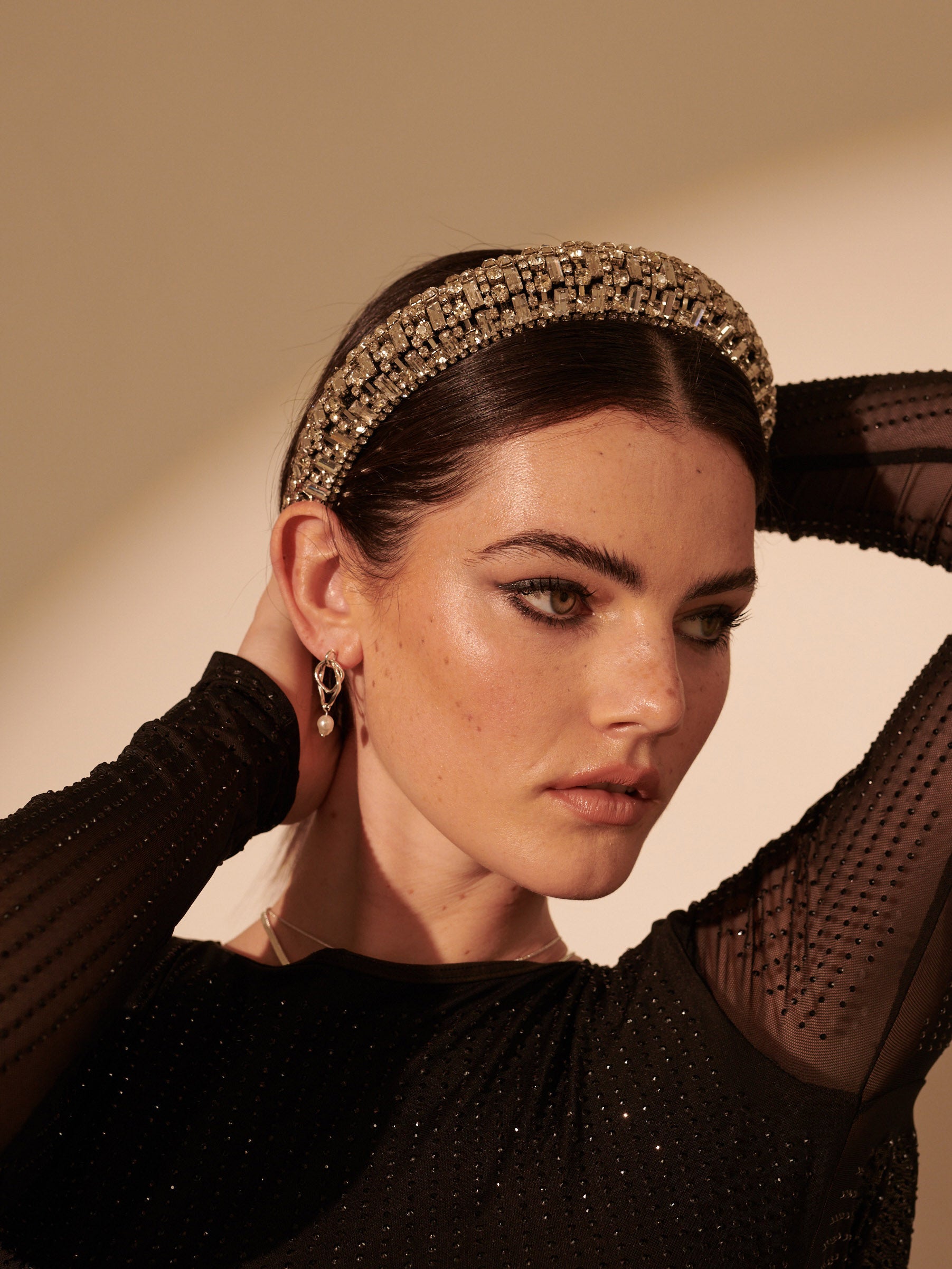 Audie Diamanté Embellished Headband