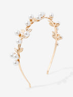 Tiana Pearl Leaf Statement Headband