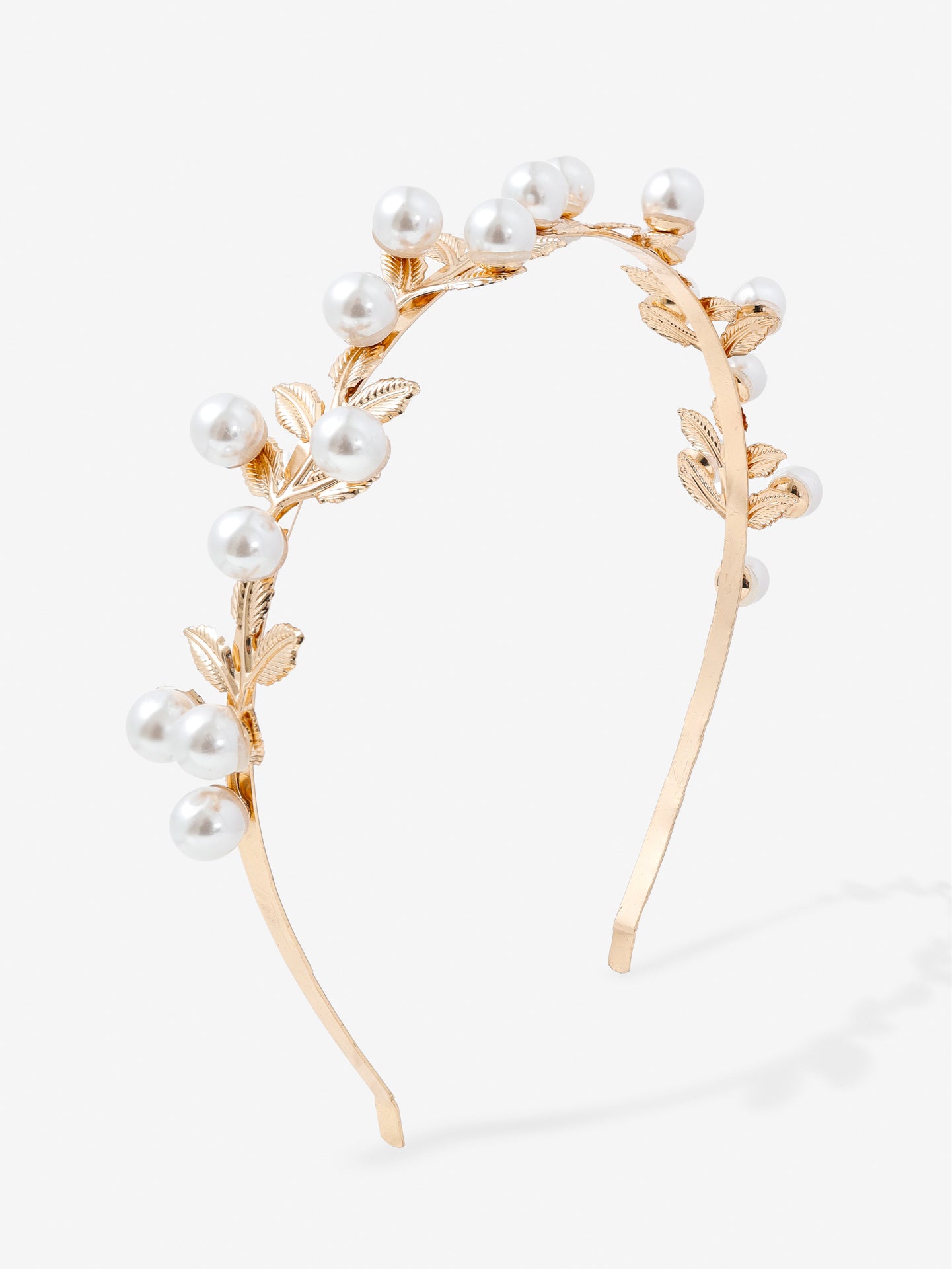 Tiana Pearl Leaf Statement Headband