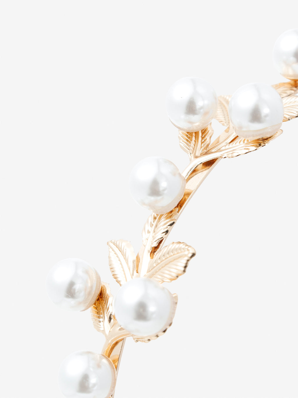 Tiana Pearl Leaf Statement Headband