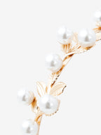 Tiana Pearl Leaf Statement Headband
