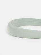 Satin Plain Padded Headband - Sage