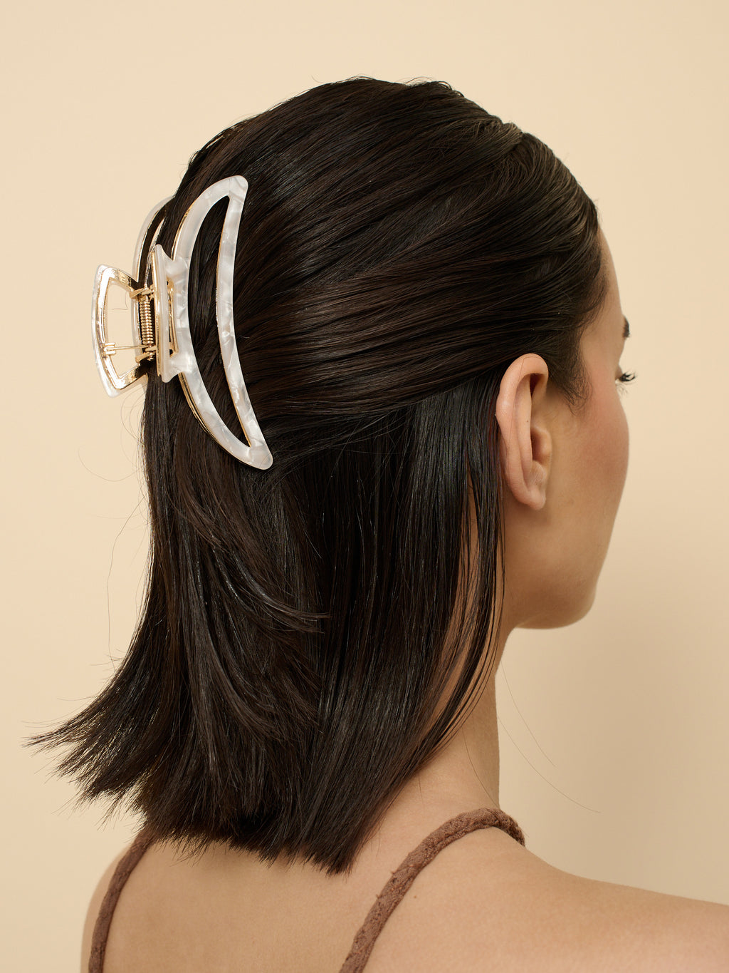 Cami Acrylic Metal Claw Clip