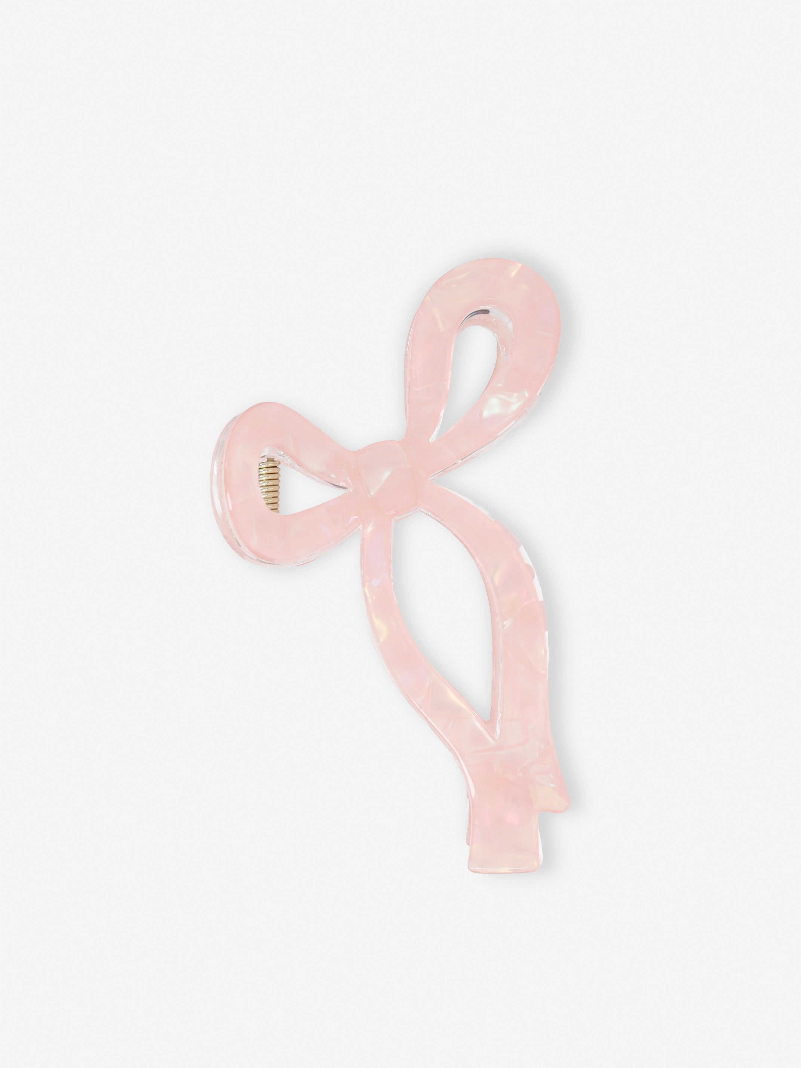Honey Bow Acrylic Claw Clip