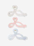 Honey Bow Acrylic Claw Clip