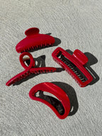 Ruby Hair Claw Clip