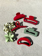 Ruby Hair Claw Clip