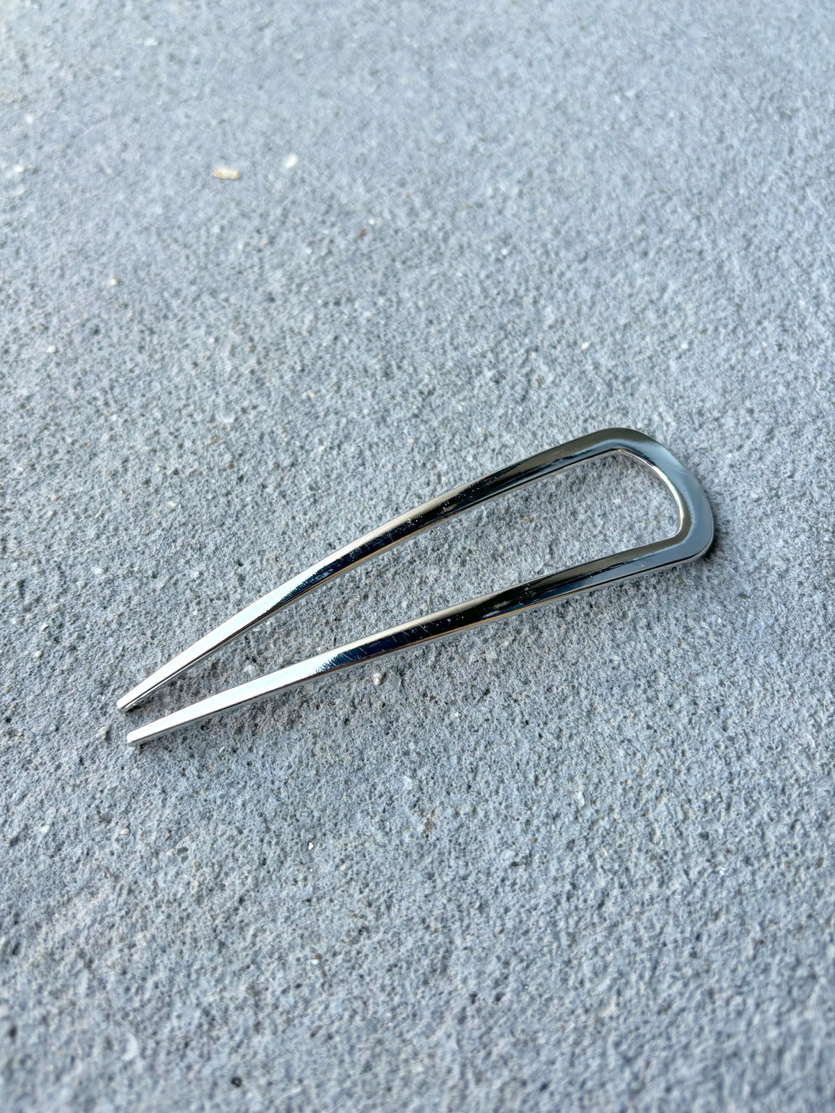 Pheobe Plain French Pin - Silver
