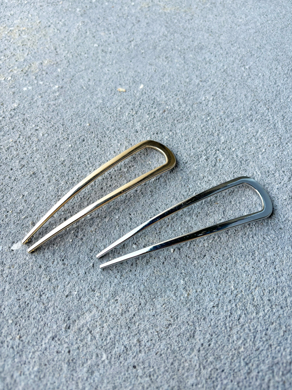 Pheobe Plain French Pin - Silver