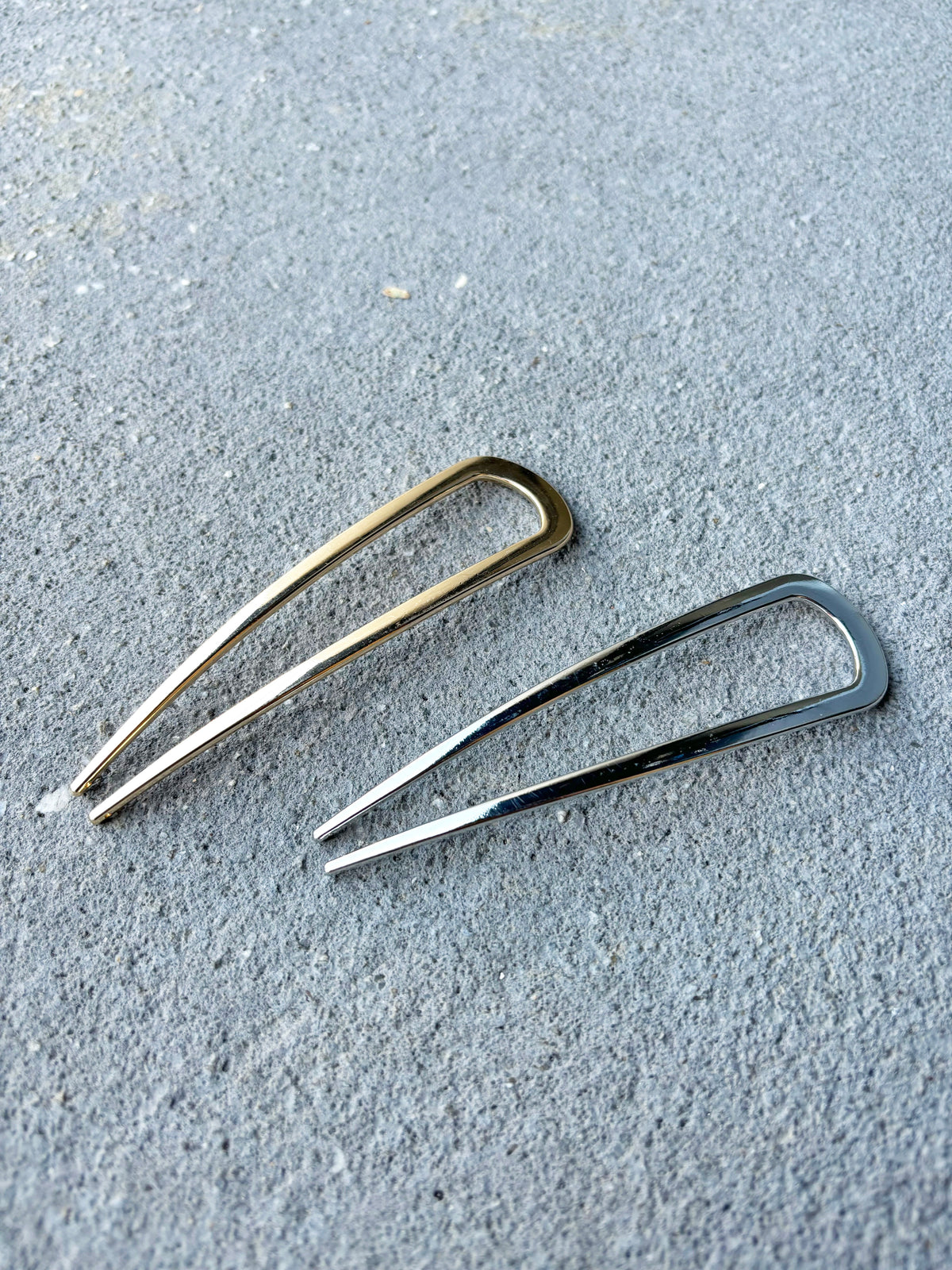 Pheobe Plain French Pin - Silver