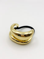 Double Pony Hair Cuff Tie