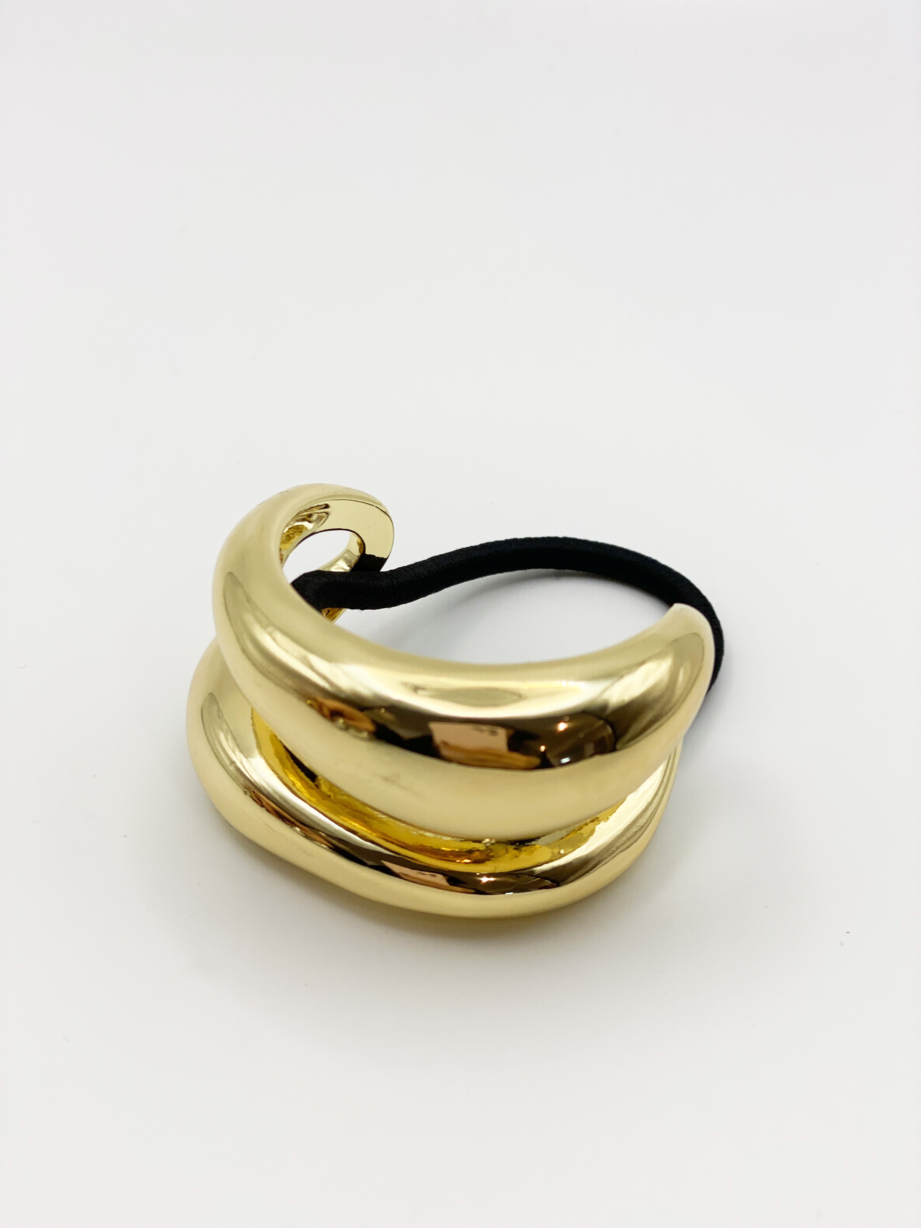Double Pony Hair Cuff Tie