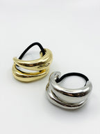 Double Pony Hair Cuff Tie