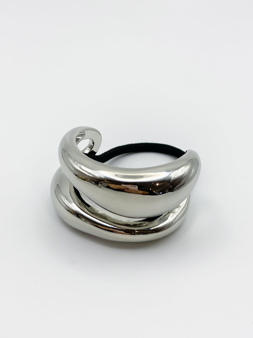 Double Pony Hair Cuff Tie