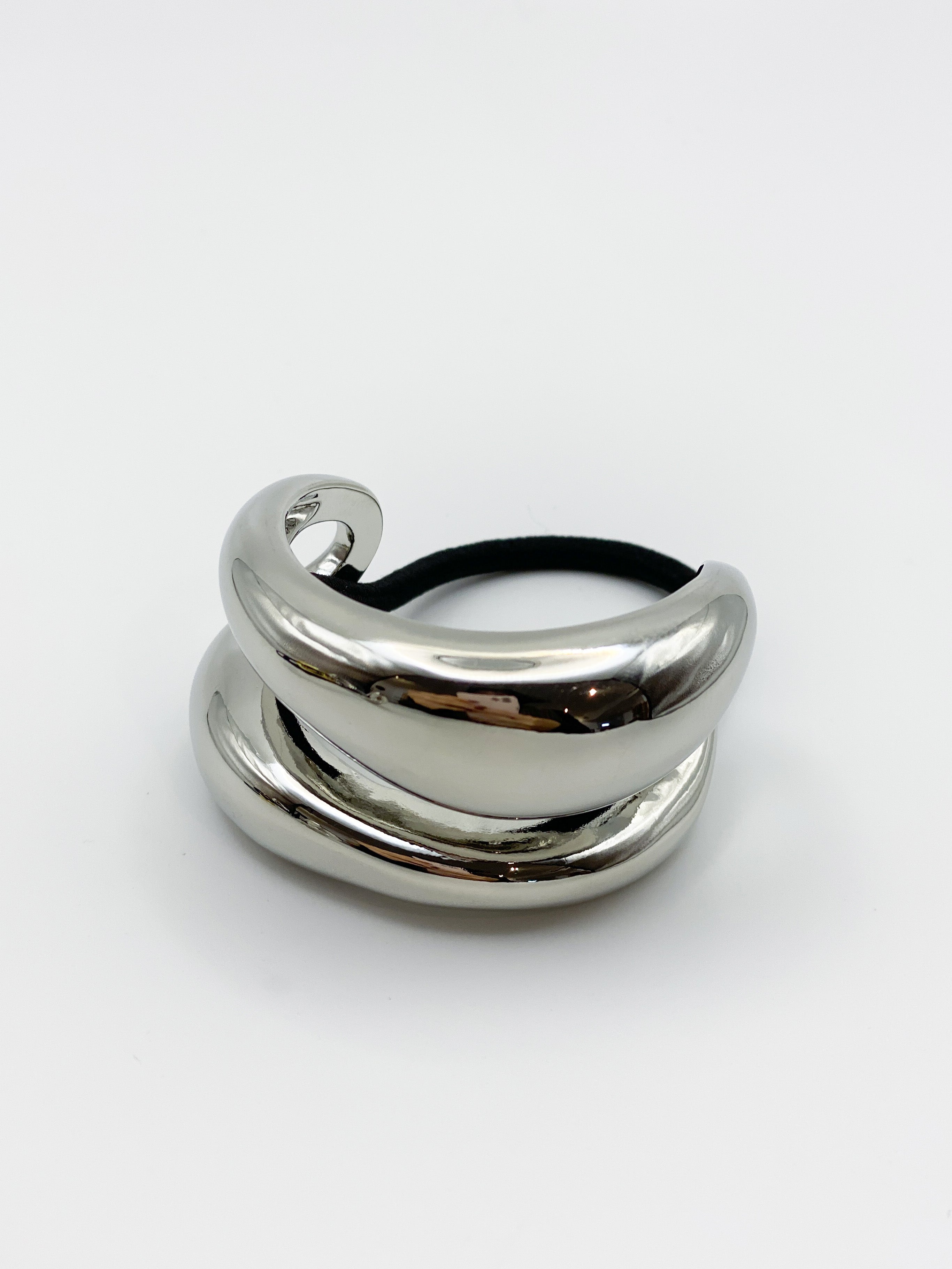 Double Pony Hair Cuff Tie