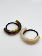 Crescent Resin Hair Cuff Tie