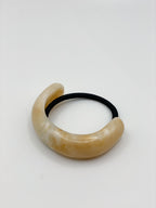 Crescent Resin Hair Cuff Tie