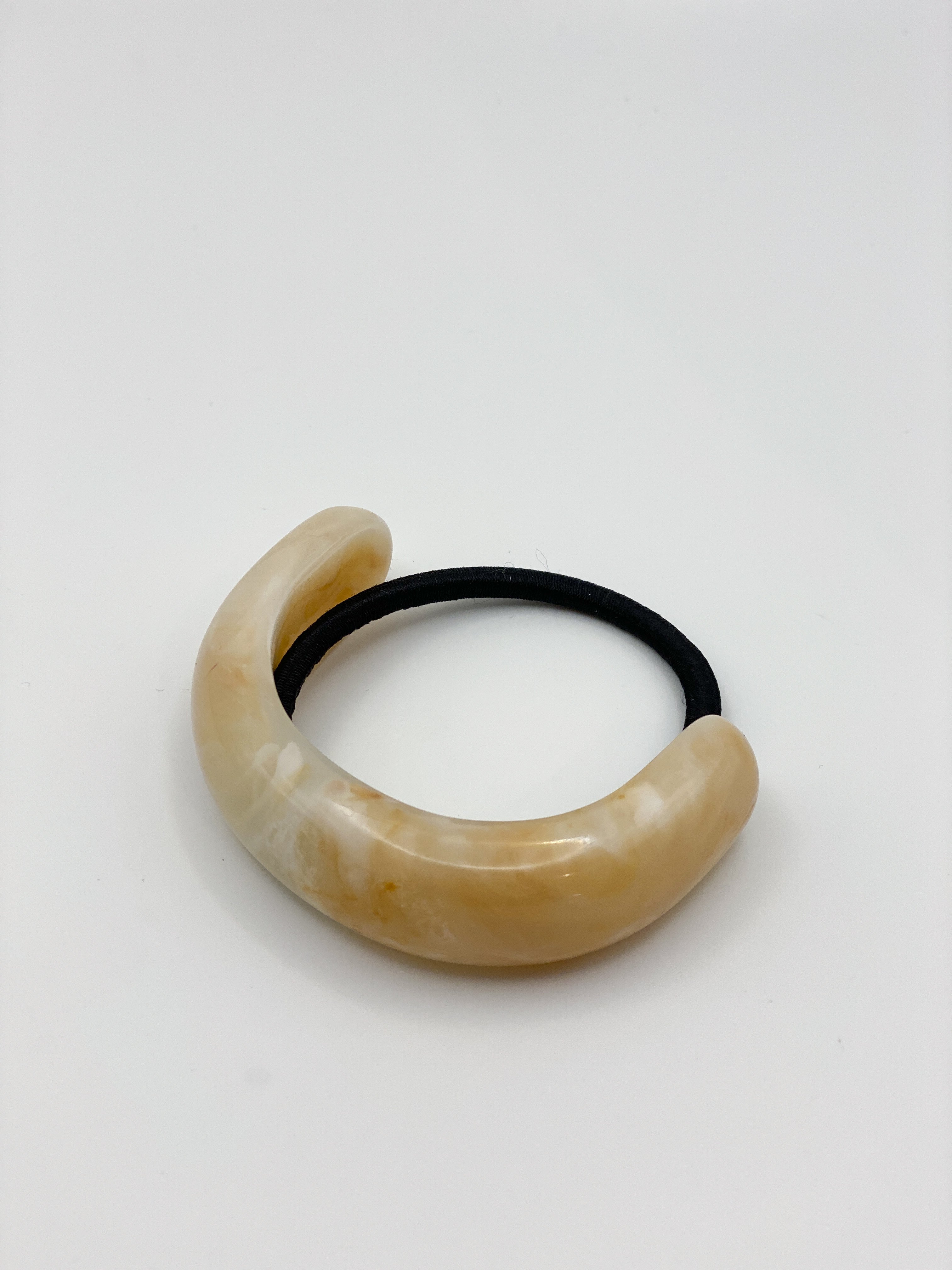 Crescent Resin Hair Cuff Tie