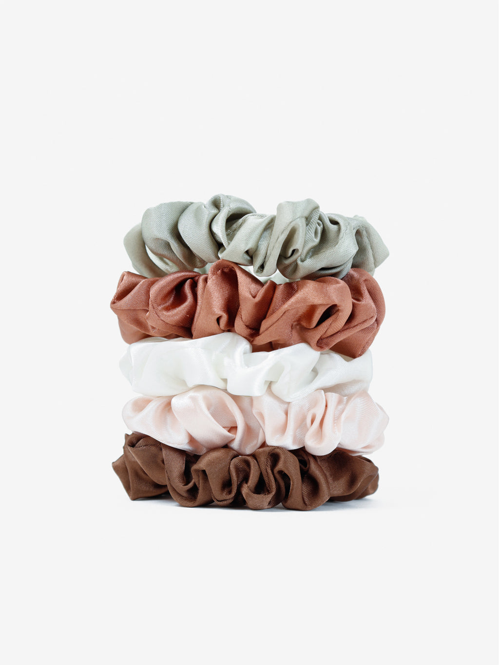 Colour Mini Scrunchies 5 Pack Set