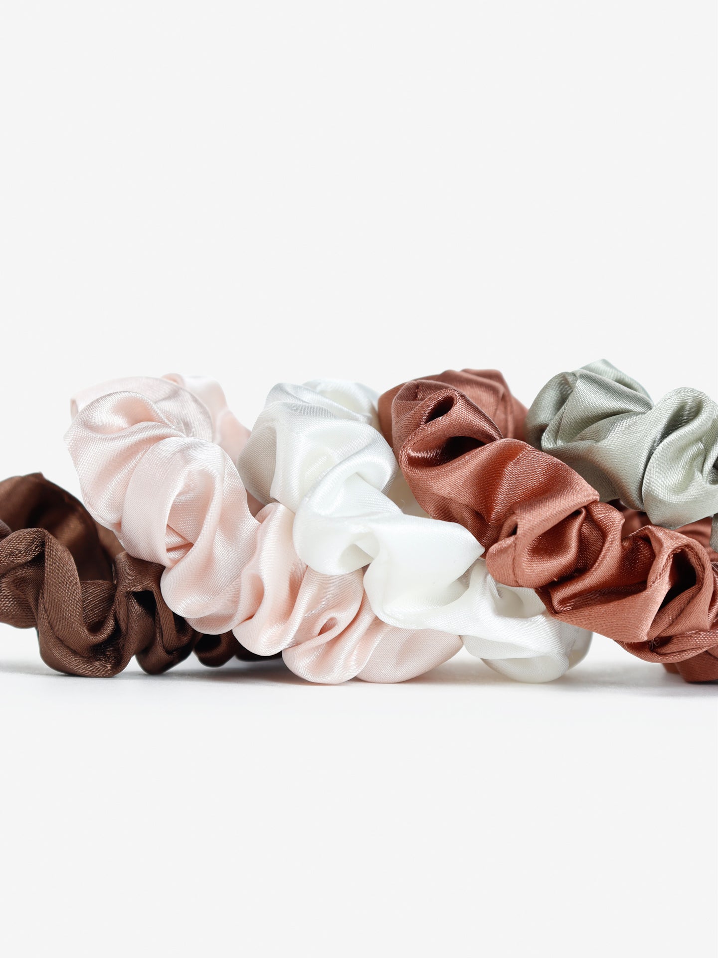 Colour Mini Scrunchies 5 Pack Set