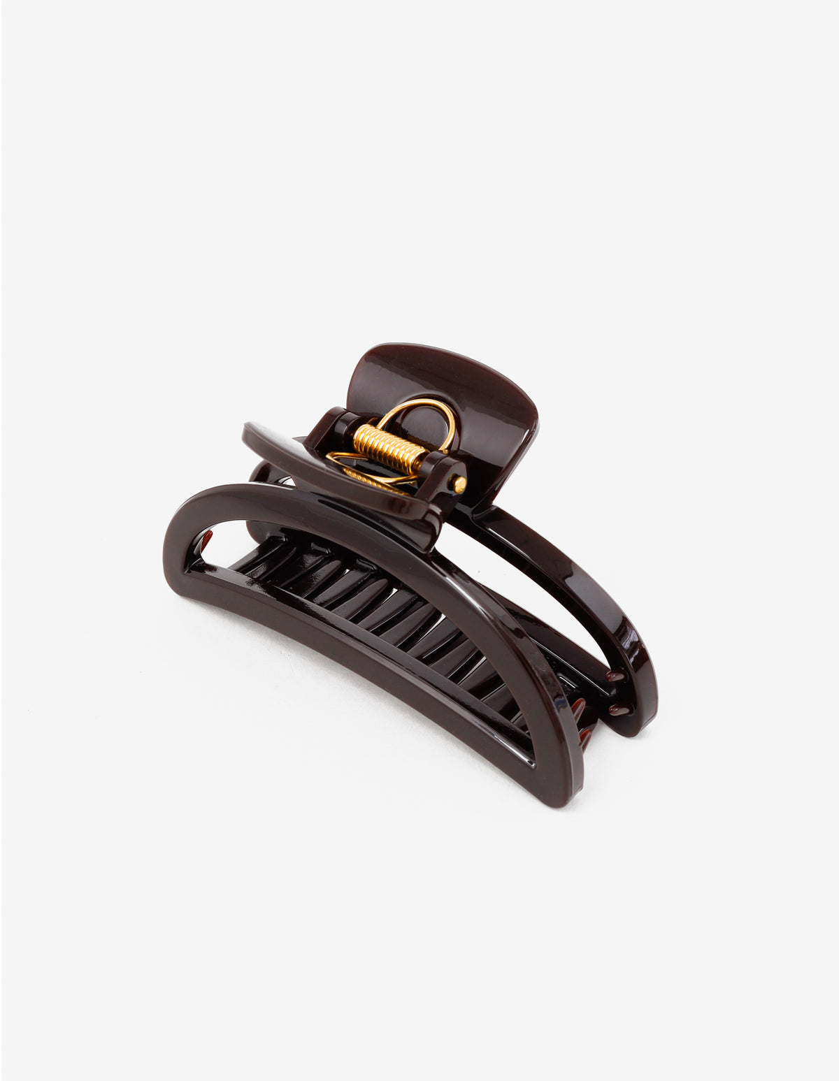 Addison Hair Claw Clip - Brown