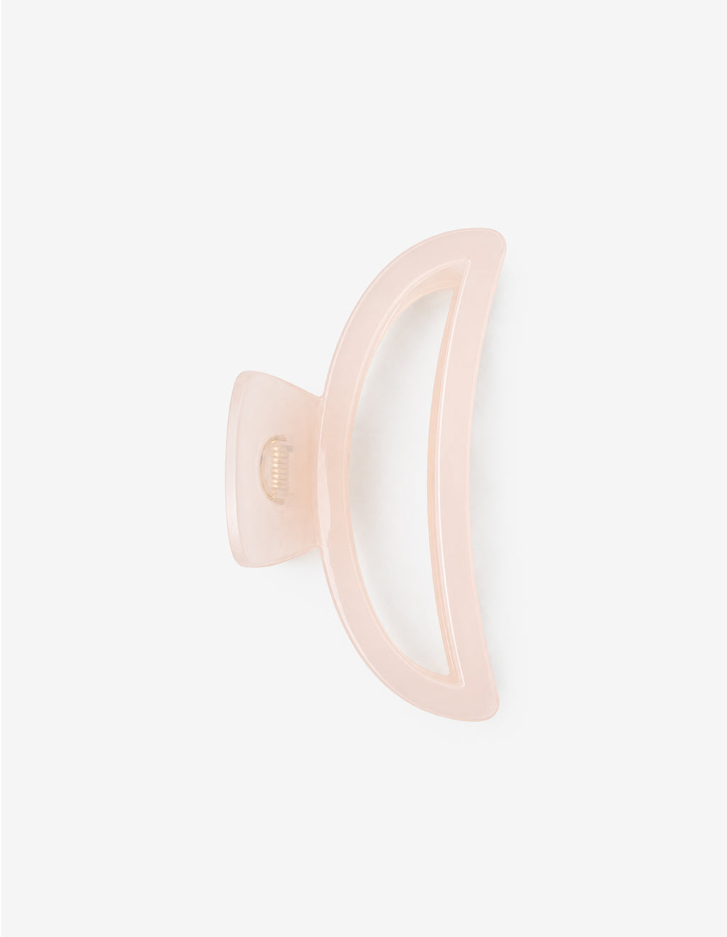 Addison Hair Claw Clip - White