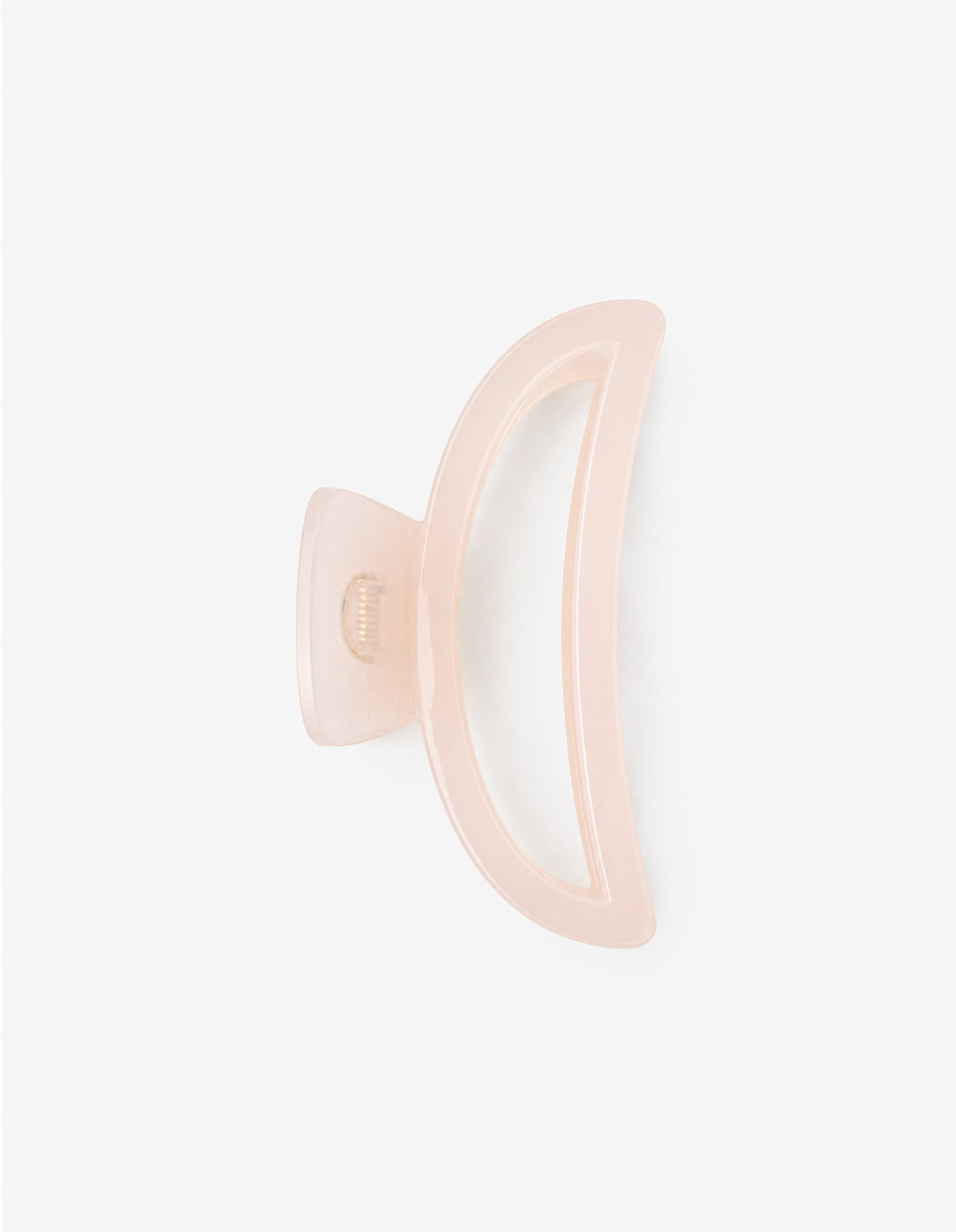 Addison Hair Claw Clip - White