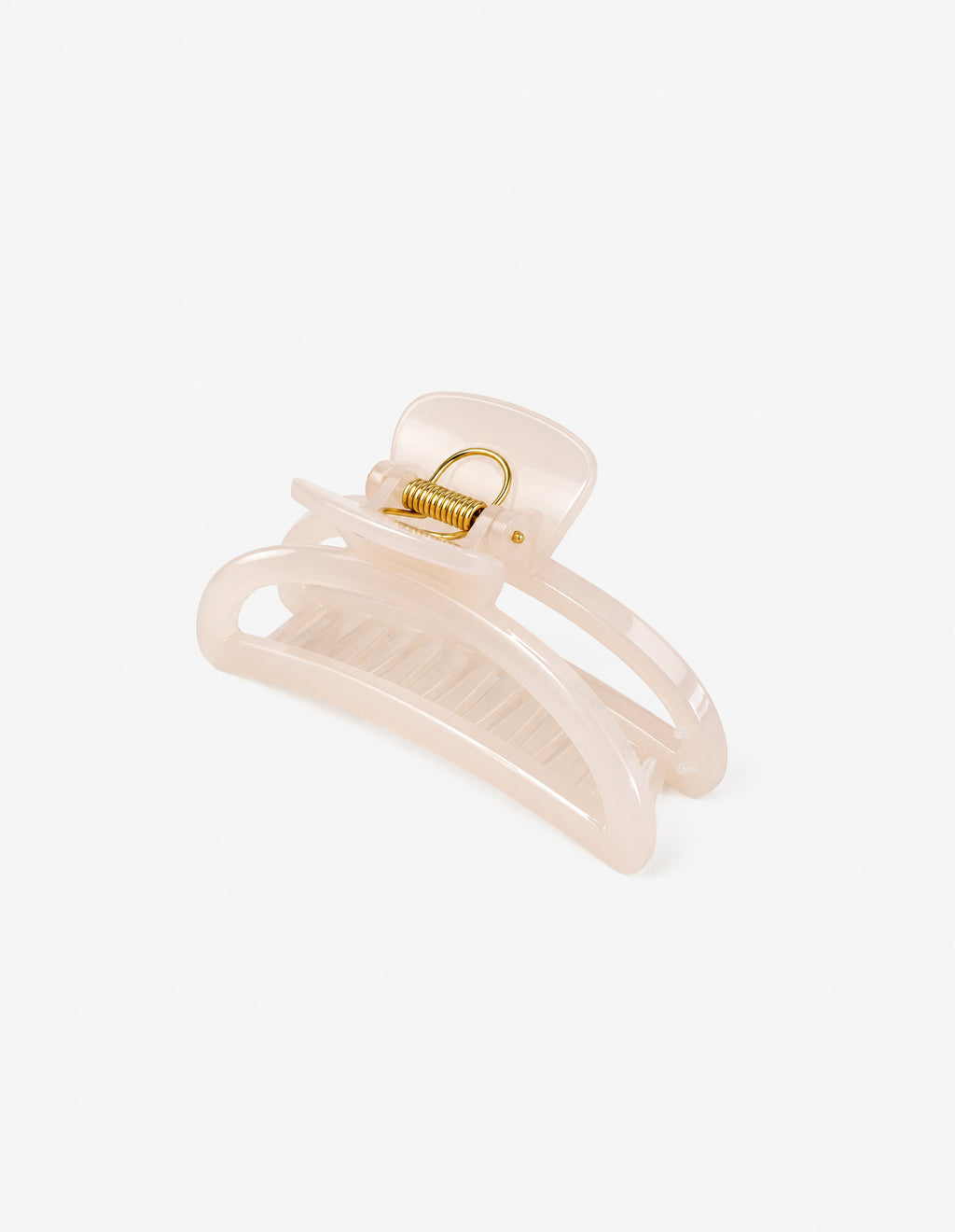 Addison Hair Claw Clip - White