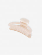 Addison Hair Claw Clip - White