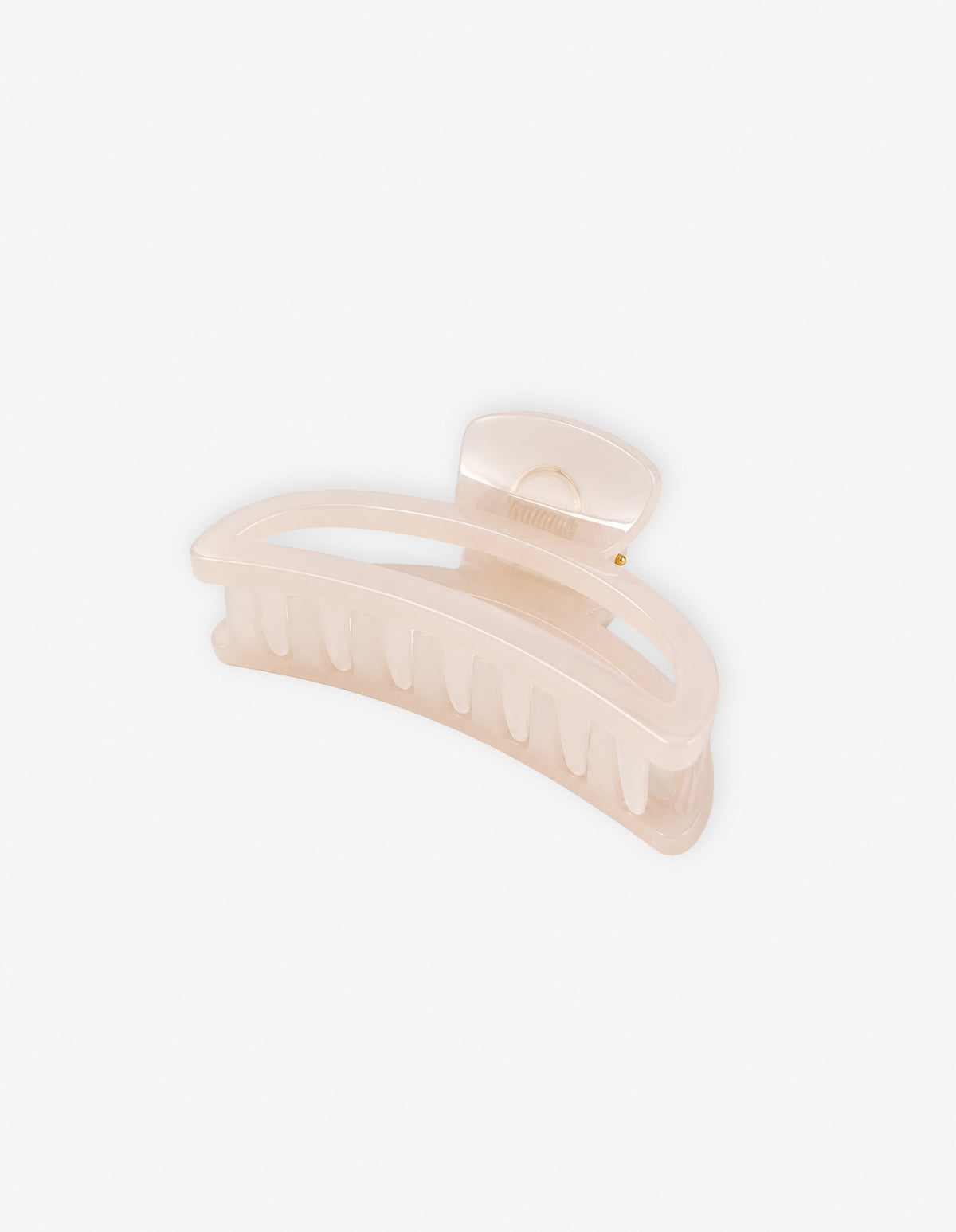 Addison Hair Claw Clip - White