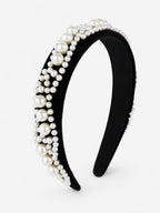 Pearl Velvet Padded Headband