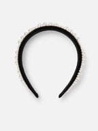 Pearl Velvet Padded Headband